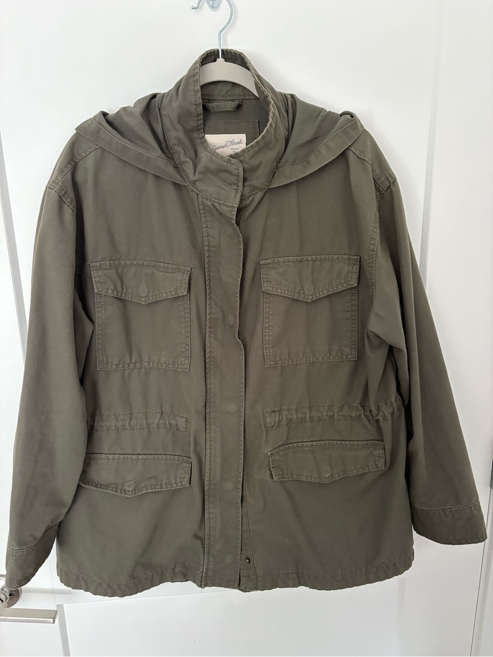 Universal Thread Olive Green Hooded Utility Jacket